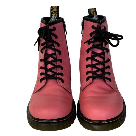 Dr. Martens Acid Pink Smooth Leather 1460 J Boots - Picture 2 of 15